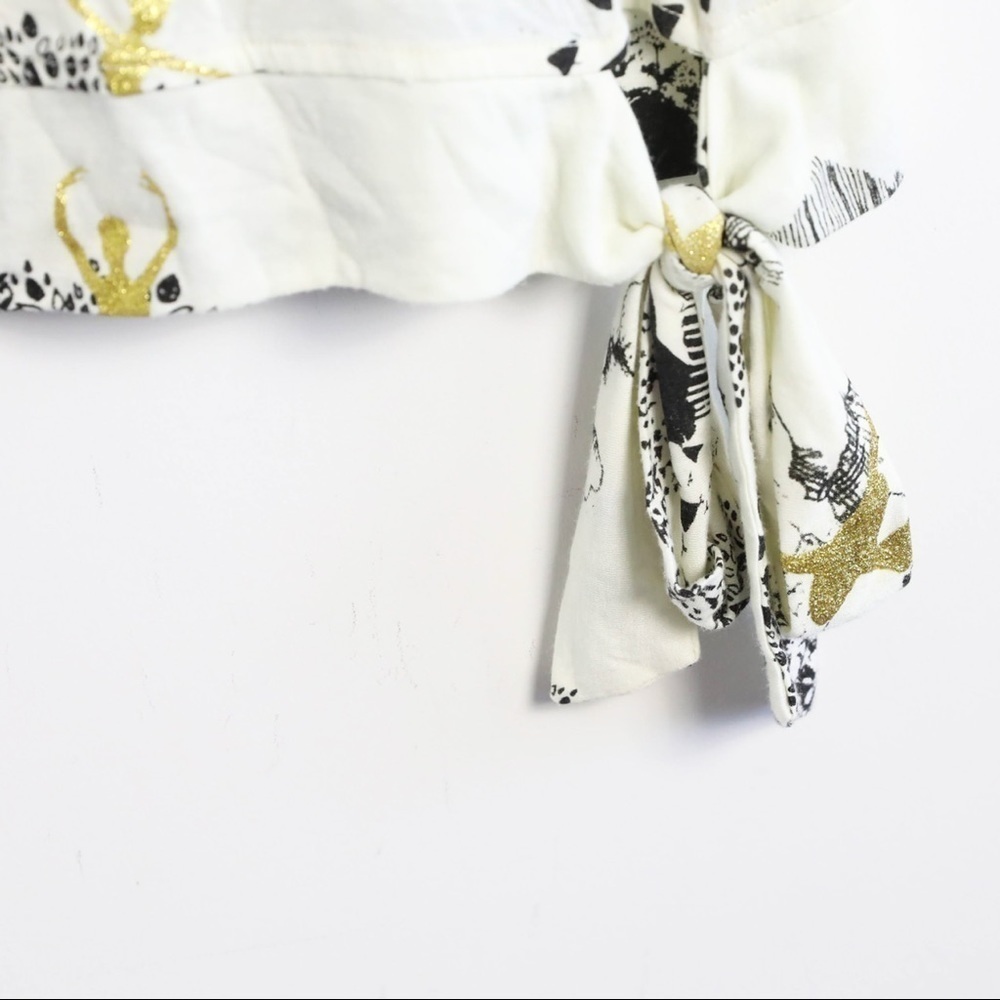 Salad Hong Kong designer boutique S ballet ballerina art print gold metallic - Picture 7 of 7